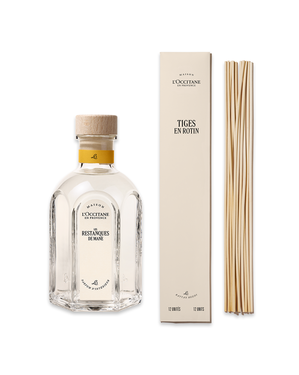 Difusor de Ambiente Les Restanques de Mane 475mL + 12 Varetas, , large
